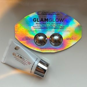 GlamGlow Supermud Clearing & Brightmud Eye Treatments | Travel | New, No Box